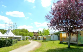 Mietunterkunft - Mobilheime / 2 Schlafzimmer / Klima - Überdachte Terrasse - Camping Quercy Vacances ****