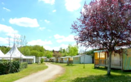 Mietunterkunft - Mobilheime / 2 Schlafzimmer / Klima - Überdachte Terrasse - Camping Quercy Vacances ****