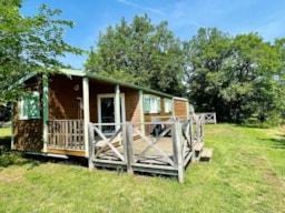 Huuraccommodatie(s) - Mobiles-Homes Comfort + / 2 Slaapkamers / Airconditioning - Dubbel Terras - Camping Quercy Vacances ****