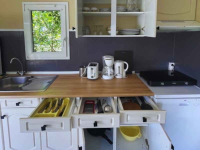 Mobiles-homes Comfort + / 2 bedrooms / Air conditioning - double terrace