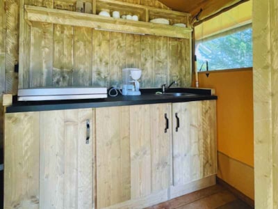 Taiga Lodge / 2 rooms / with sanitary facilities - terrace on stilts