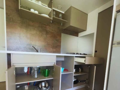 Mobile homes / 2 bedrooms / Air conditioning - covered terrace