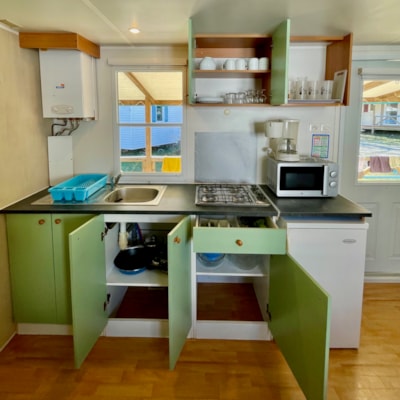 Mobil Home / 2 bedrooms - sheltered terrace