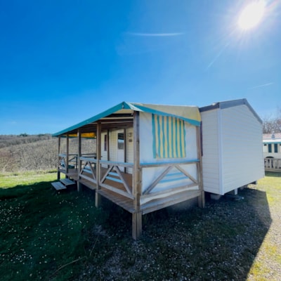 Mobil Home / 2 bedrooms - sheltered terrace