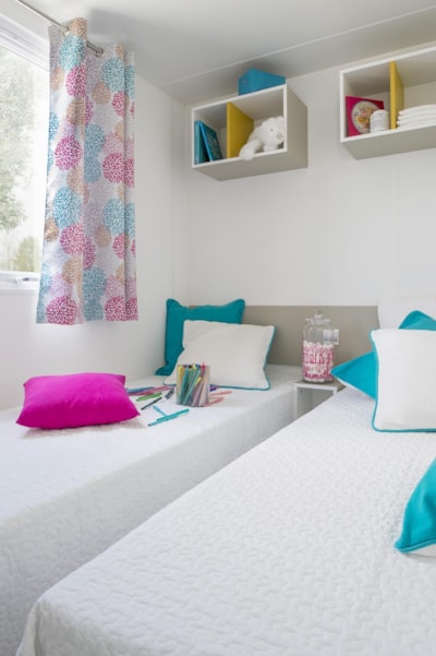 Mobile home Confort + 28m² (2 bedrooms) + sheltered terrace 10m²