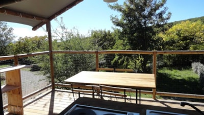 Cabin Lodge Confort 24m² (2 bedrooms) - terrace 10m²