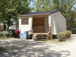 Mietunterkunft - Rapid Home Standard 20M² (2 Zimme, 3 Erwachsene Max + 1 Kind) Ohne Sanitärausstattung - Flower Camping l'Epi Bleu