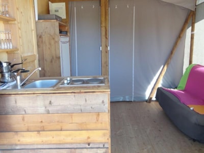 Cabin Lodge Confort 24m² (2 bedrooms) - terrace 10m²
