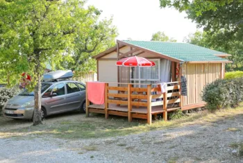 Mietunterkunft - Chalet Standard 35M² (2 Zimmer) Mit Terrasse 10M² - Flower Camping l'Epi Bleu