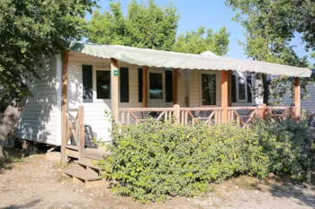 Mietunterkunft - Mobilheim Confort 30M² (3 Zimmer) + Überdachte Terrasse 10M² - Flower Camping l'Epi Bleu
