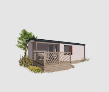 Mietunterkunft - Mobilheim 28M2 Komfort+ 2 Schlafgelegenheiten 5 Pers. - Flower Camping l'Epi Bleu