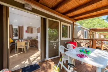 Huuraccommodatie(s) - Stacaravan Deluxe - 2 Slaapkamers - Incl. 4 Pers. - Camping Village Il Poggetto