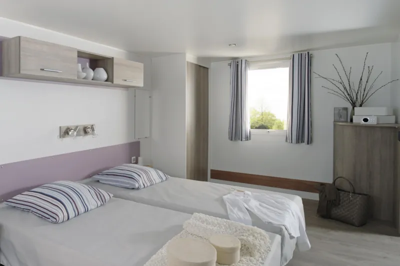 Mobil-Home Confort 25M² (2 Chambres) + Terrasse + Tv - Adapté Aux Personnes À Mobilité Réduite
