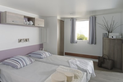 Mobil-home Comfort 25m² (2 bedrooms) + terrace + TV - suitable for people with reduced mobility — 3