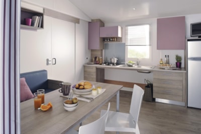 Mobil-home Comfort 25m² (2 bedrooms) + terrace + TV - suitable for people with reduced mobility — 2