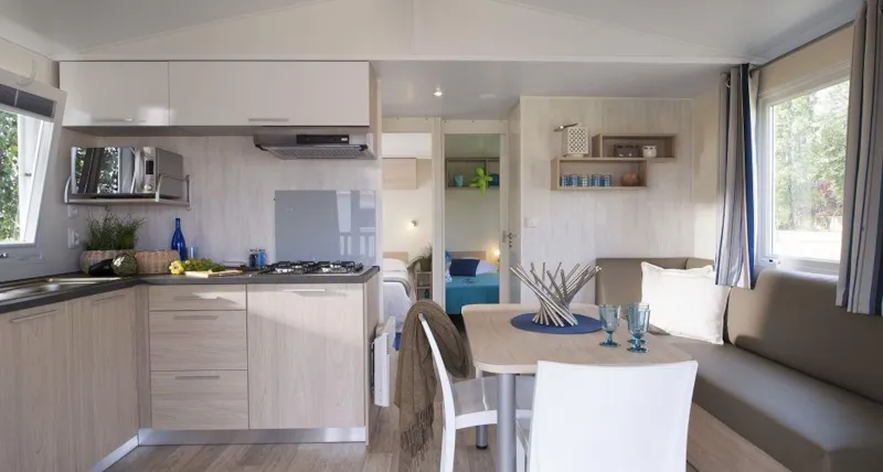 Mobil-Home Standard 25M² (2 Chambres) + Terrasse 6M² À 10M² + Tv