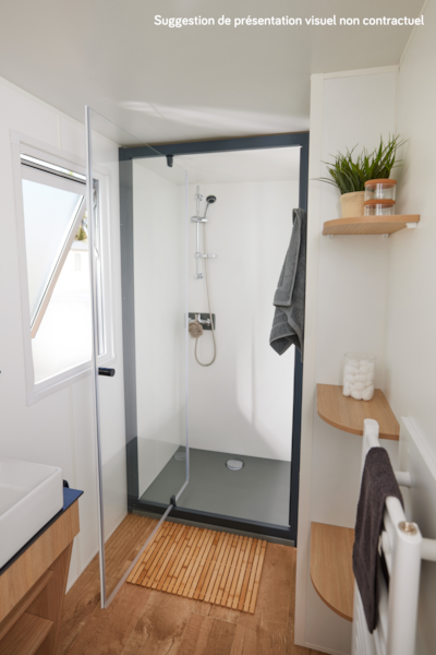 Homeflower premium 29m² (2 bedrooms) + CLIM + half-covered terrace + TV + sheets + towels — 8
