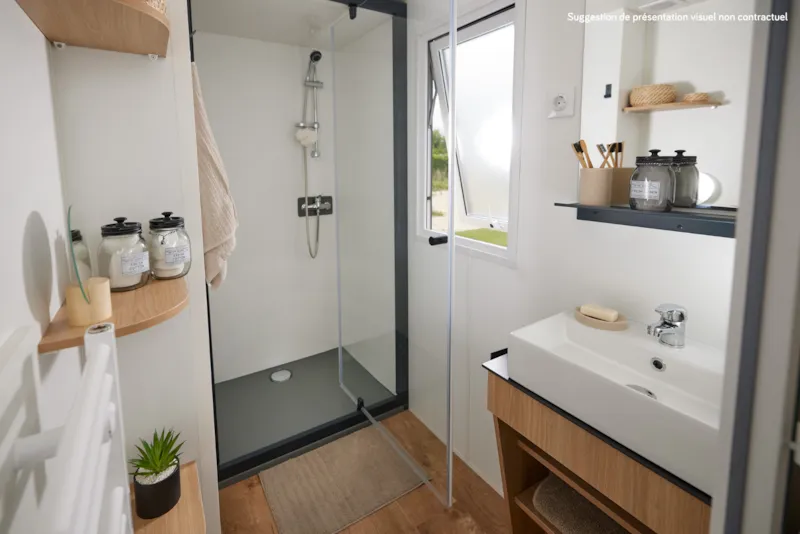 Homeflower Premium 35M² (3 Chambres) + Clim + Terrasse Semi-Couverte + Tv  + Draps + Serviettes