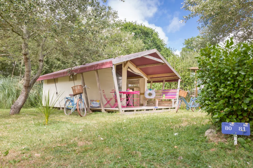 Location - Freeflower Standard 28M² (2 Chambres) + Terrasse Couverte 8M²- Sans Sanitaires Et Sans Salle De Bain - Flower Camping Cap Finistère