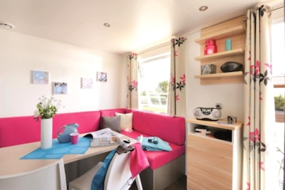 Mobil-Home Confort 18m² (1 bedroom) + covered terrace 9m² + TV — 3