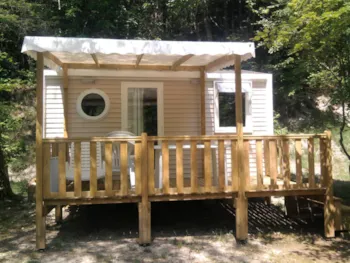Accommodation - Mobil-Home Confort 18M² (1 Bedroom) + Covered Terrace 9M² + Tv - Flower Camping Cap Finistère