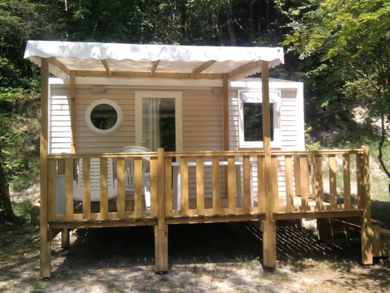 Mobil-Home Confort 18M² (1 Chambre) + Terrasse Couverte 9M² + Tv