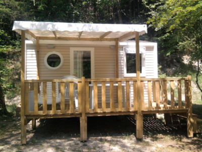 Mobil-Home Confort 18m² (1 bedroom) + covered terrace 9m² + TV — 1