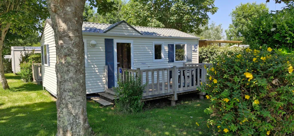 Location - Mobil-Home Standard 25M² (2 Chambres) + Terrasse 6M² À 10M² + Tv - Flower Camping Cap Finistère