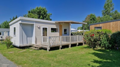 Comfort mobile home 25m² (2 bedrooms) + semi-covered terrace 10m² + TV — 1