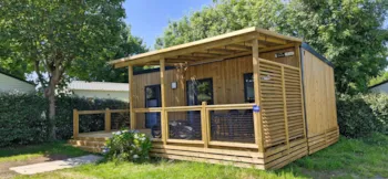 Accommodation - Homeflower Premium 35M² (3 Bedrooms) + Clim + Semi-Covered Terrace + Tv + Sheets + Towels - Flower Camping Cap Finistère