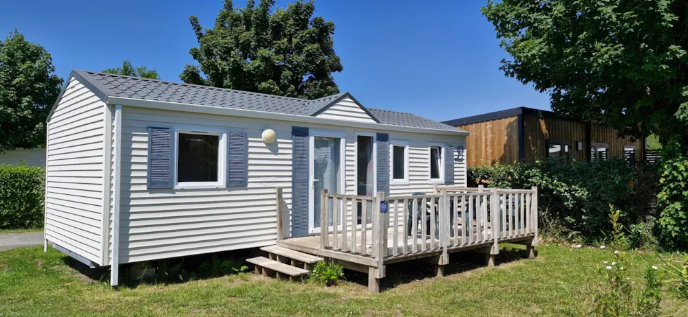 Location - Mobil-Home Standard 32M² (3 Chambres) + Terrasse 10M² + Tv - Flower Camping Cap Finistère