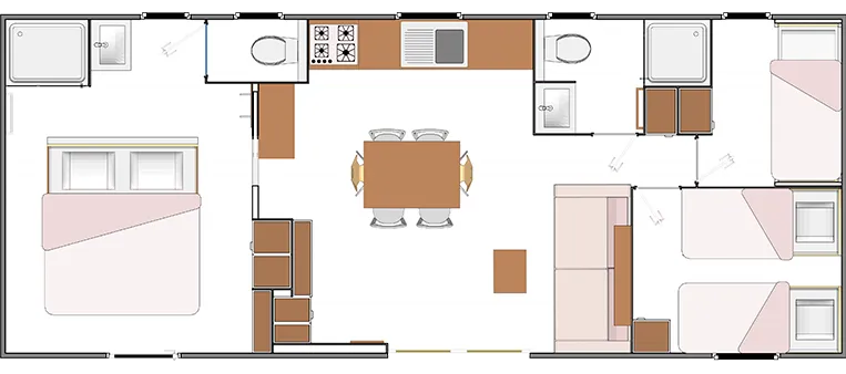 Sunêlia Luxe Lodge 3 Chambres 2 Salles De Bain - Draps Fournis