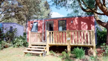 Mietunterkunft - Sunêlia Confort Evasion 2 Zimmer + 1 Badzimmer + Wooden Terrace 12.5M² - Nieuw 2019 - Camping Sunêlia L'Orangerie de Lanniron