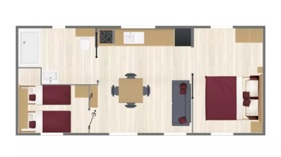 Sunêlia Prestige 2 bedrooms - adapted to the people with reduced mobility — 1