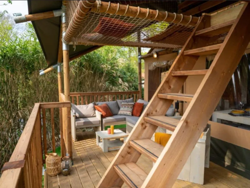 Tente Safari 9 Personnes - 4 Chambres