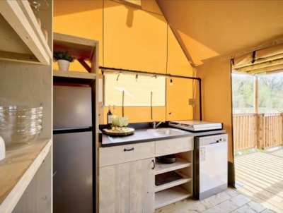 Safari tent 9 persons - 4 bedrooms — 5