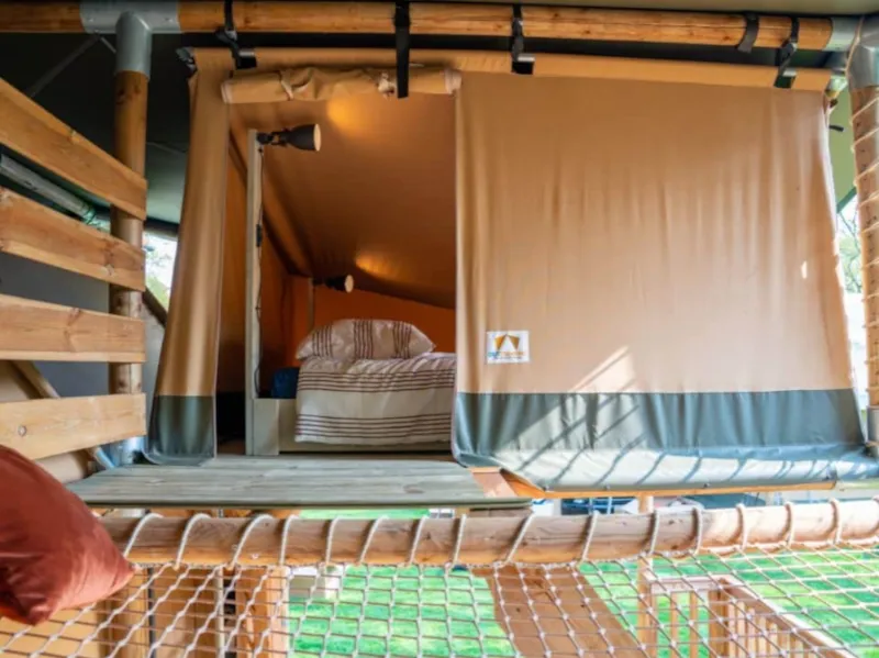 Tente Safari 9 Personnes - 4 Chambres