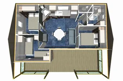 Chalet Navire 3 Chambres 35M² 2017/2018