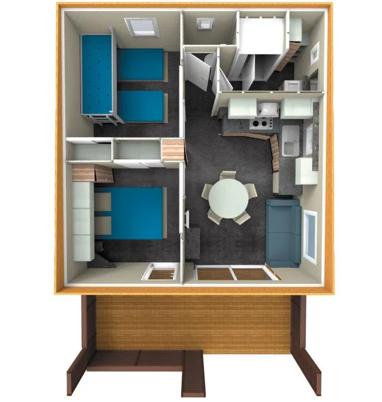 Chalet Chalutier 2 Chambres 31M² 2018