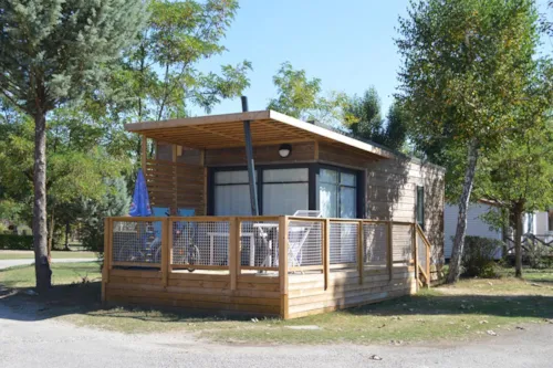 Location - Mobil Home Bois Atlantis Péniche  29M² 2 Chambres 2018 - image n°8 - Camping Ile de la Comtesse