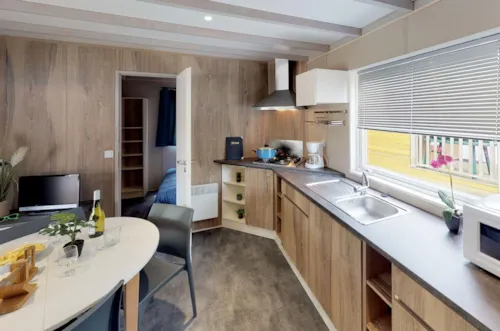 Location - Chalet Navire 3 Chambres 35M² 2017/2018 - image n°3 - Camping Ile de la Comtesse