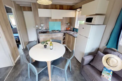 Location - Chalet Chalutier 2 Chambres 31M² 2018 - image n°6 - Camping Ile de la Comtesse