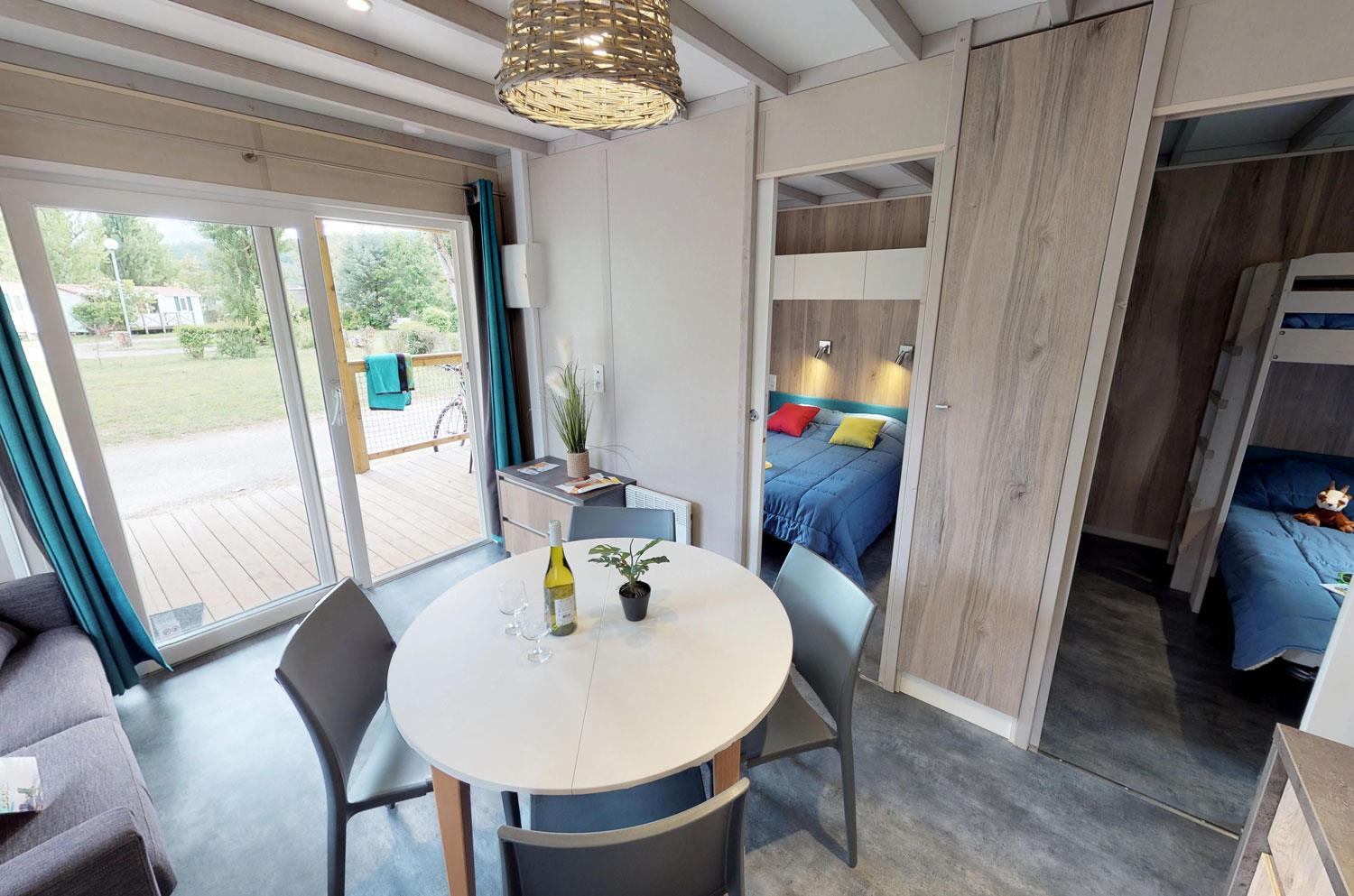 Accommodation - Chalet Chalutier 2 Bedrooms 31M² 2018 - Camping Ile de la Comtesse
