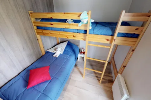 Location - Mobil Home Bois Atlantis Péniche  29M² 2 Chambres 2018 - image n°7 - Camping Ile de la Comtesse