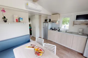Mietunterkunft - Mobilheim Voilier 2 Zimmer 27M² 2014/2020/2021 - Camping Ile de la Comtesse
