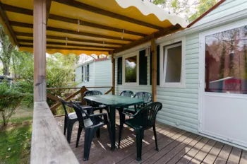Mietunterkunft - Mobilheim Plaisancier 32M² 3 Zimmer - Camping Ile de la Comtesse