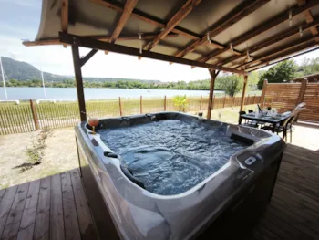 Mietunterkunft - Cottage Horizon Avec Spa - Camping Ile de la Comtesse