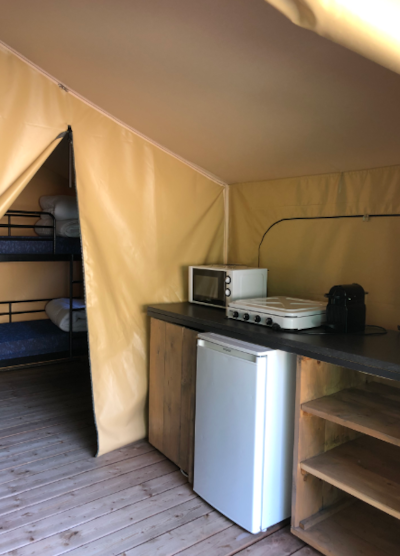 Bali Safari Tent 35m² Standard- 2 bedrooms - Terrace -  individual toilets nearby