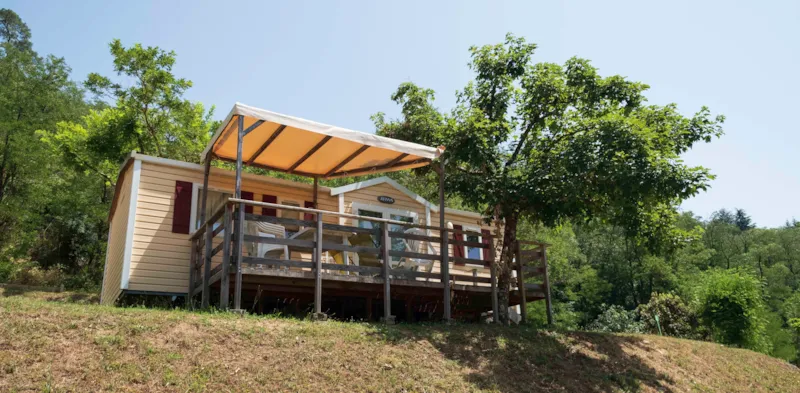 Mobile-Home 30M² - Confort - 2 Chambres - Terrasse Semi-Couverte - Tv - Clim