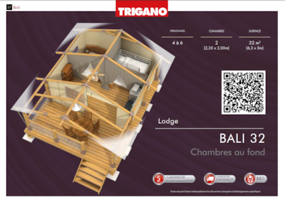Bali Safari Tent 35m² Standard- 2 bedrooms - Terrace -  individual toilets nearby